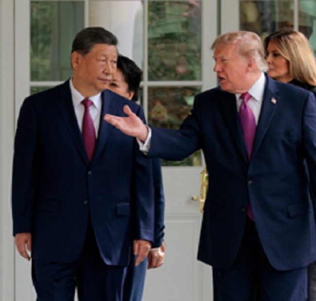 Watch: Xi Descends Into Laughter as Trump Shows off ‘President Autopen’ Picture in Place of Joe Biden’s Portrait
