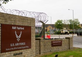 Suspects Arrested Under Explosives Act Near U.S. Airbase in England