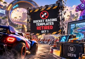 Fortnite Rocket Racing Templates Shut Down October 1: How Creators Can Save Their Islands