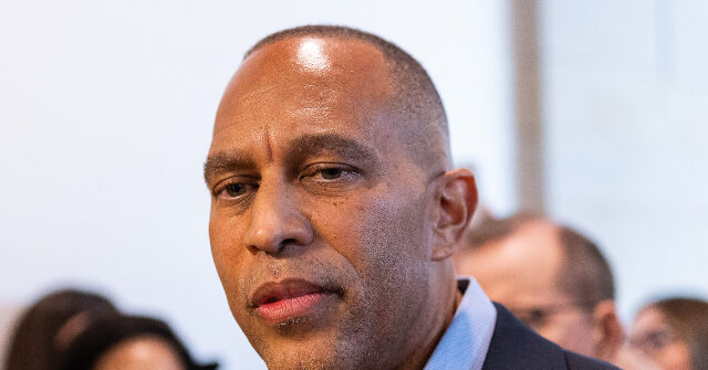 Report: House Minority Leader Hakeem Jeffries Faces Pressure After Two Democrats Vote with Republicans ries 640x335 1