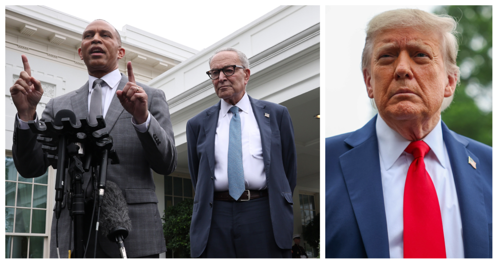 Schumer, Jeffries Sue Trump Admin To Prevent Midterm Election Move ries schumer 4 1024x544 1