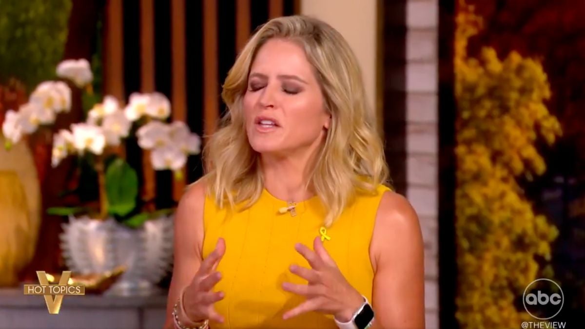 'The View' Host Sara Haines Trashes Trump's 'Completely Inappropriate' Taxpayer-Funded Ad: 'Where Is DOGE When You Need It?' sara haines the view 1