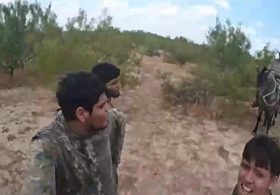 Texas DPS K-9 Unit, DPS Border Mounted Patrol, and Border Patrol Track Group of Illegal Aliens for Miles on Private Ranch –
