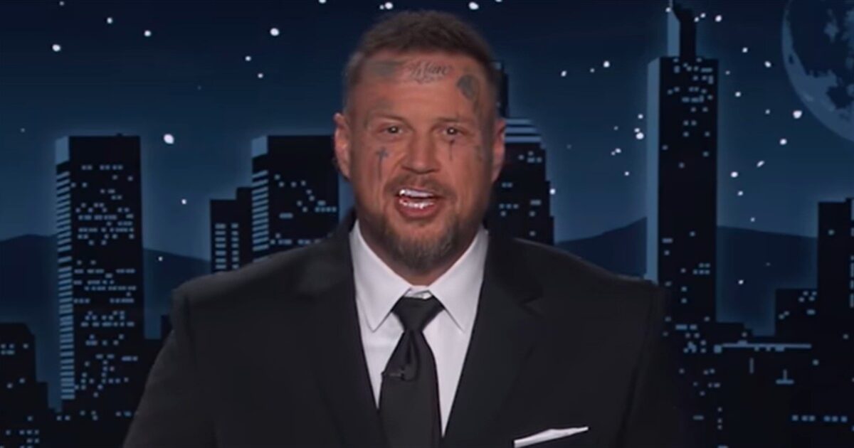 ‘You’re FIRED!’ Blue Lives Matter rescinds Jelly Roll invitation to annual bash at Mar-A-Lago sg jellyrollkimmel 1200 x 628 1200x630 1