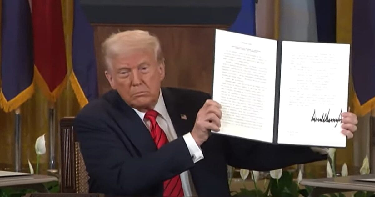GOP lawmaker to petition Trump to change name of another major lake sg trump signs order 1200x630 1