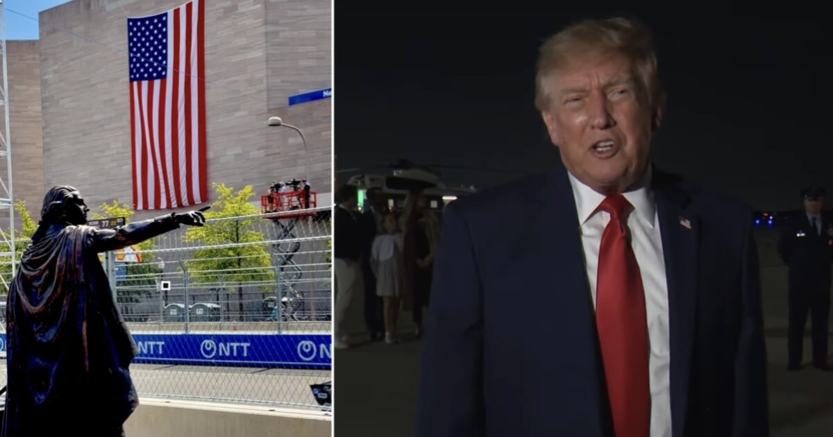 Trump calls for new ’30-foot’ Smithsonian statue to replace ‘strange modernist’ Infinity sculpture sg washington trump 1200x630 1