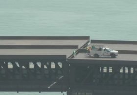 Popular downtown Chicago bridge stuck in up position due to heat
