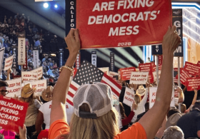 The mood is high as midterm convention gets under way