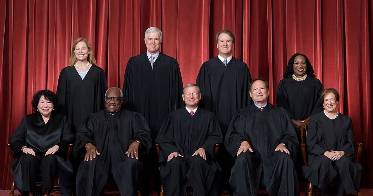 Trump Goes Off on SCOTUS After “Horrible, Highly Political, Ruling” Against Main-In Ballot Restrictions the united states roberts court 2022 1 1200x630 1