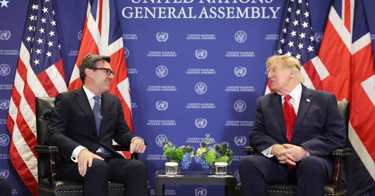 Trump-Burnham Meeting: US President Calls Mayor a 'Natural Business Person trump burnham unga meeting