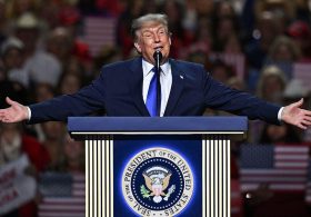 Trump’s stunning vow steals show during night one keynote at GOP midterm convention rally…