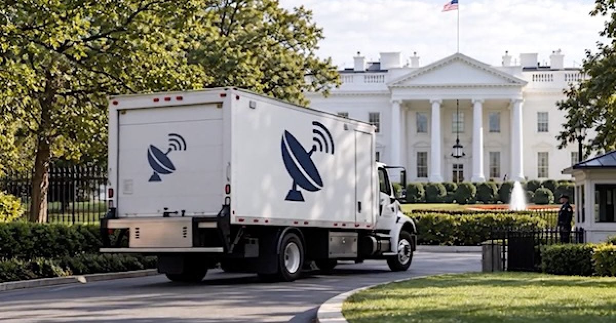 White House launches ‘TRUMP TV’ after fake news networks suspend coverage of President Trump trump tv satellite dish white house building jpg 1200x630 1