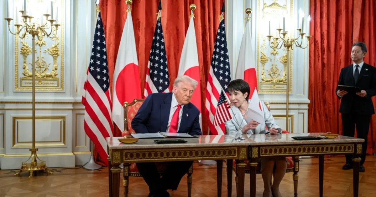 Trump Raises Alarm Over Weak Yen as Japan Faces Fresh Currency Pressure u s president donald trump japanese prime minister sanae takaichi