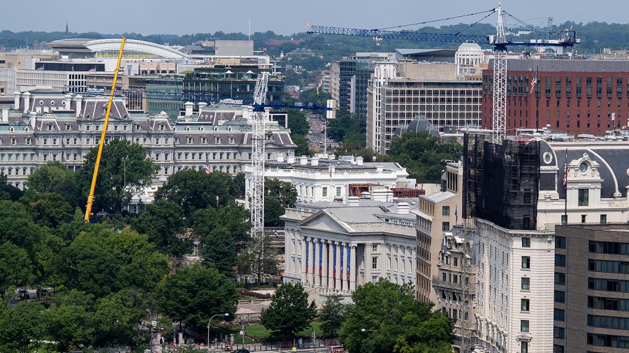 Trump takes narrow Supreme Court rulings as big wins whitehouse ballroom 081226nk01 w