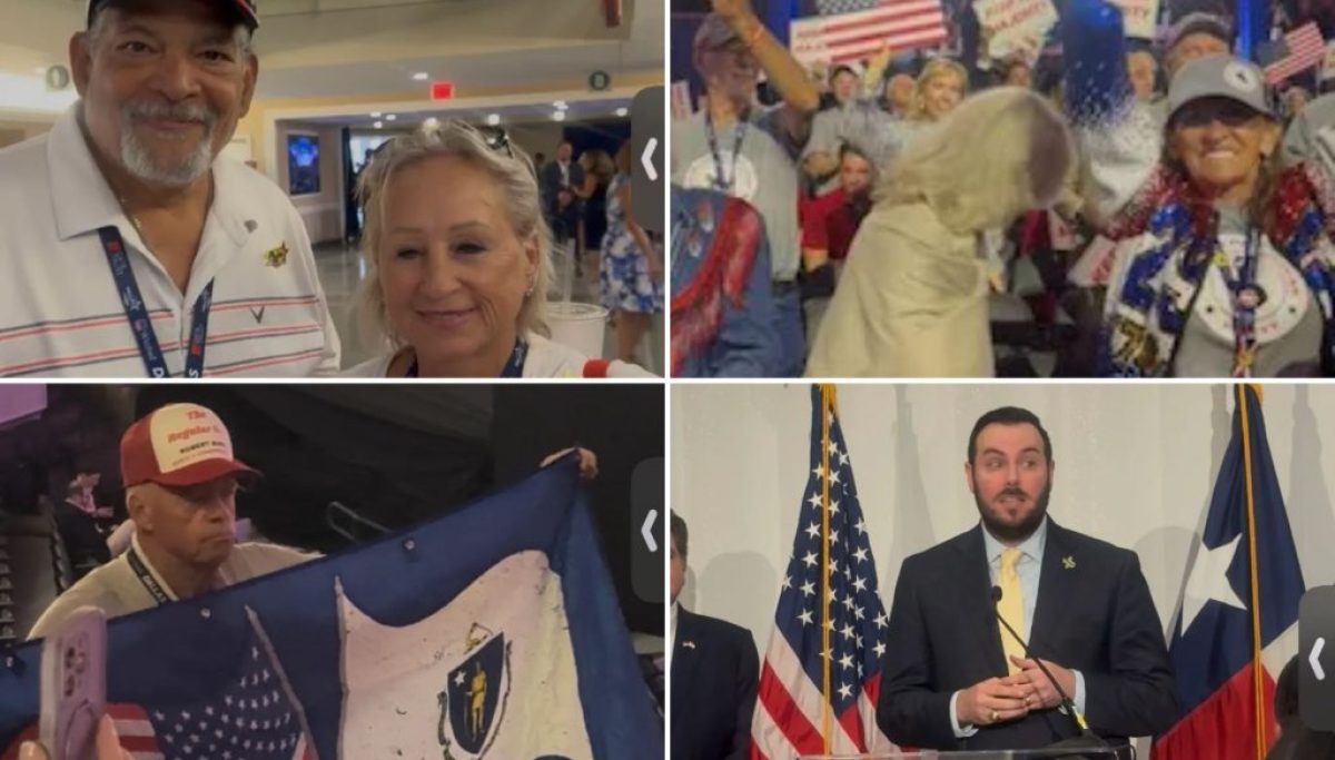 ‘Electrifying’: Trump supporters bring energy to GOP midterm convention wj 1789053522936 e1789053615573