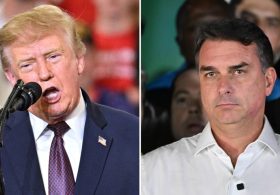 Did Trump and Flávio Bolsonaro agree to be co-presidents of Brazil?