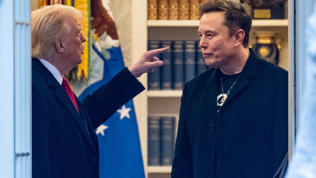 Elon Musk's wild final night in West Wing: Rebel aide reveals what REALLY happened in snug office... the nauseating texts... and why Trump snapped 110826067 0 image a 2 1787849966010
