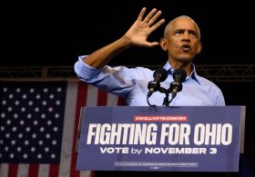 Obama slams Trump’s ‘cruelty and corruption’ at Ohio rally for Democrats