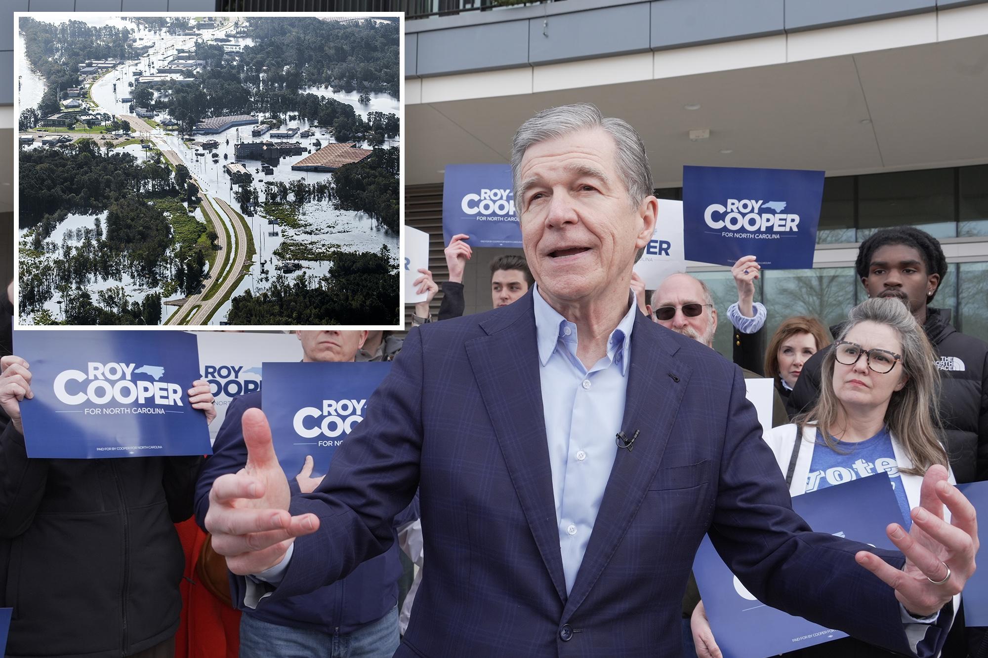 Roy Cooper steered $100M in NC disaster relief to low-income housing as hurricane victims went without homes 143325775