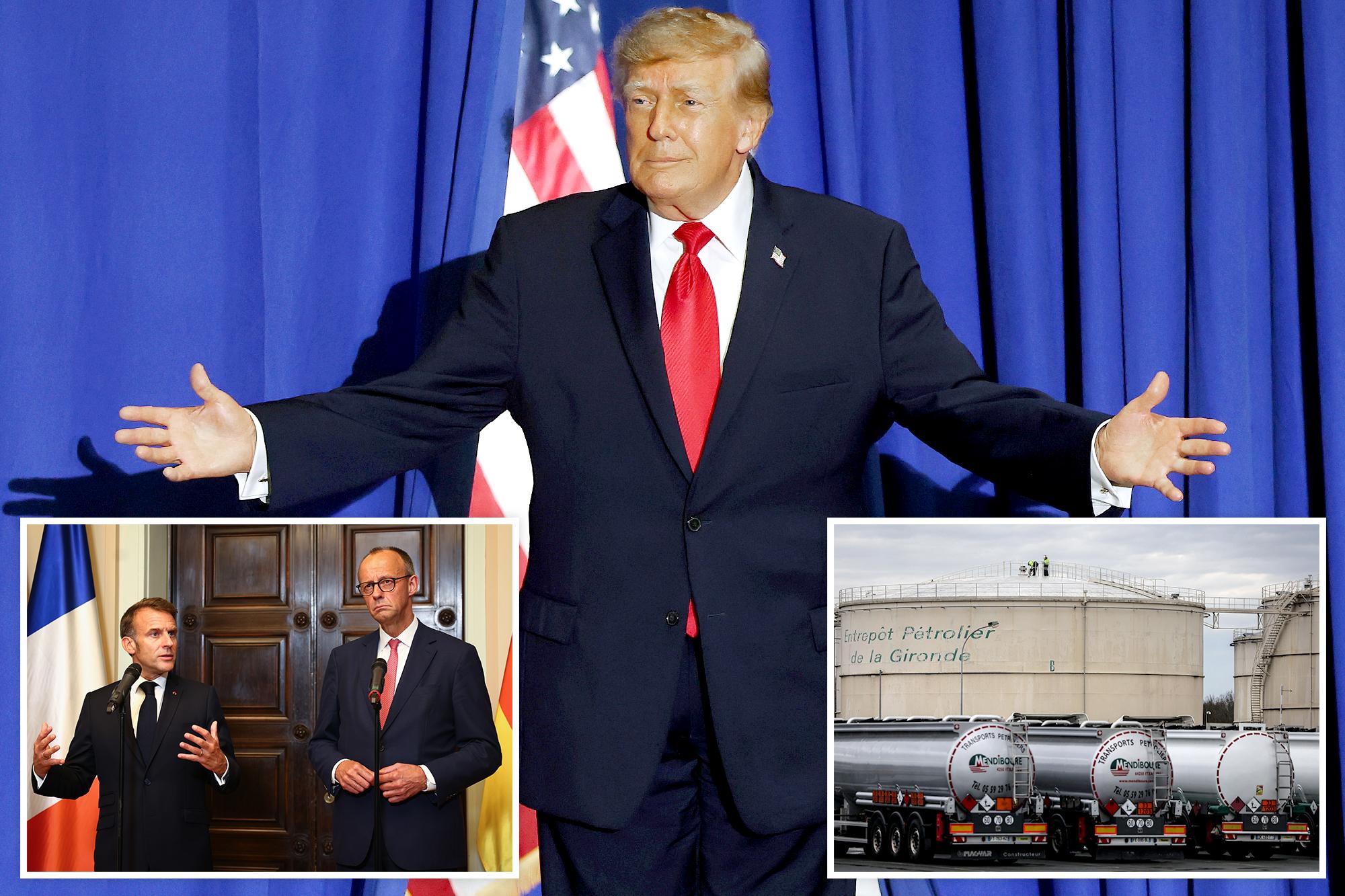 Trump announces Europe will release ‘massive amount’ of diesel oil as prices come down from peak 143464206