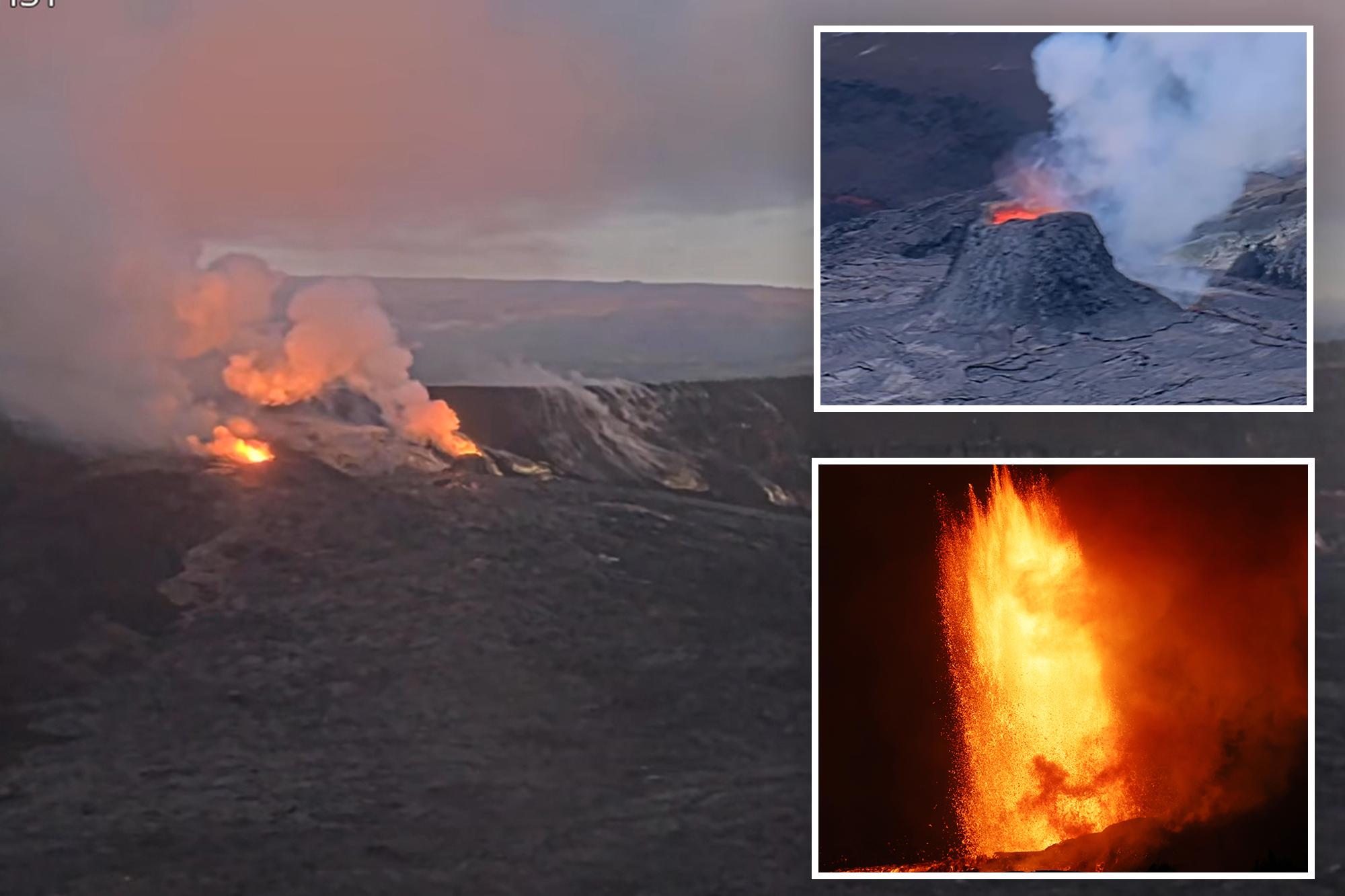 Nearly 100 earthquakes shake Hawaian volcano, unrest prompts park closure 143483658 1