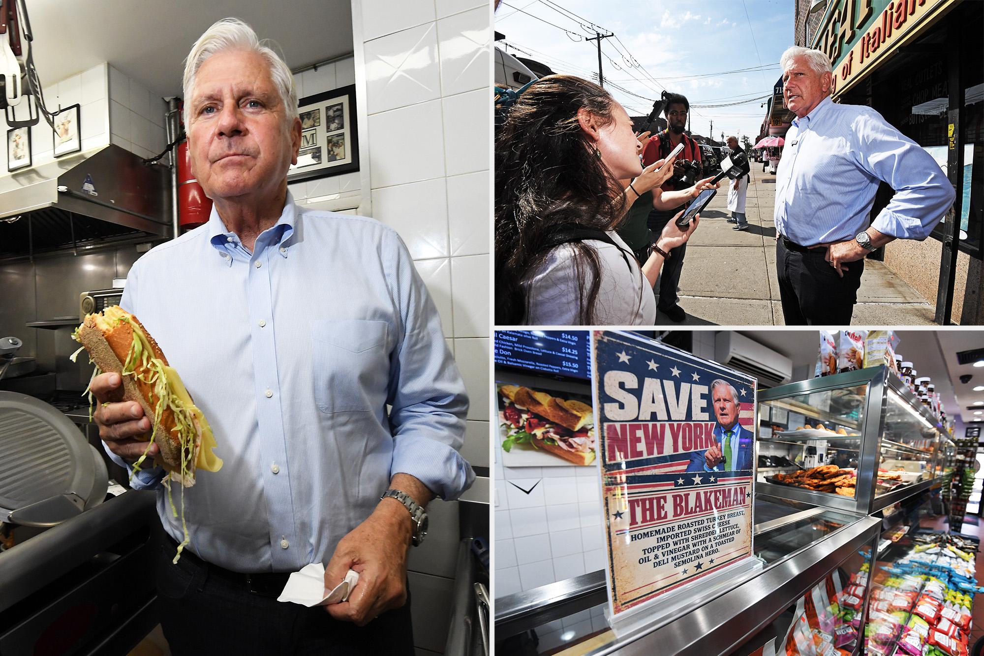 NYC deli names sandwich after GOP governor candidate Bruce Blakeman as he vows to bring down sky-high cost of lunch 143494428 1