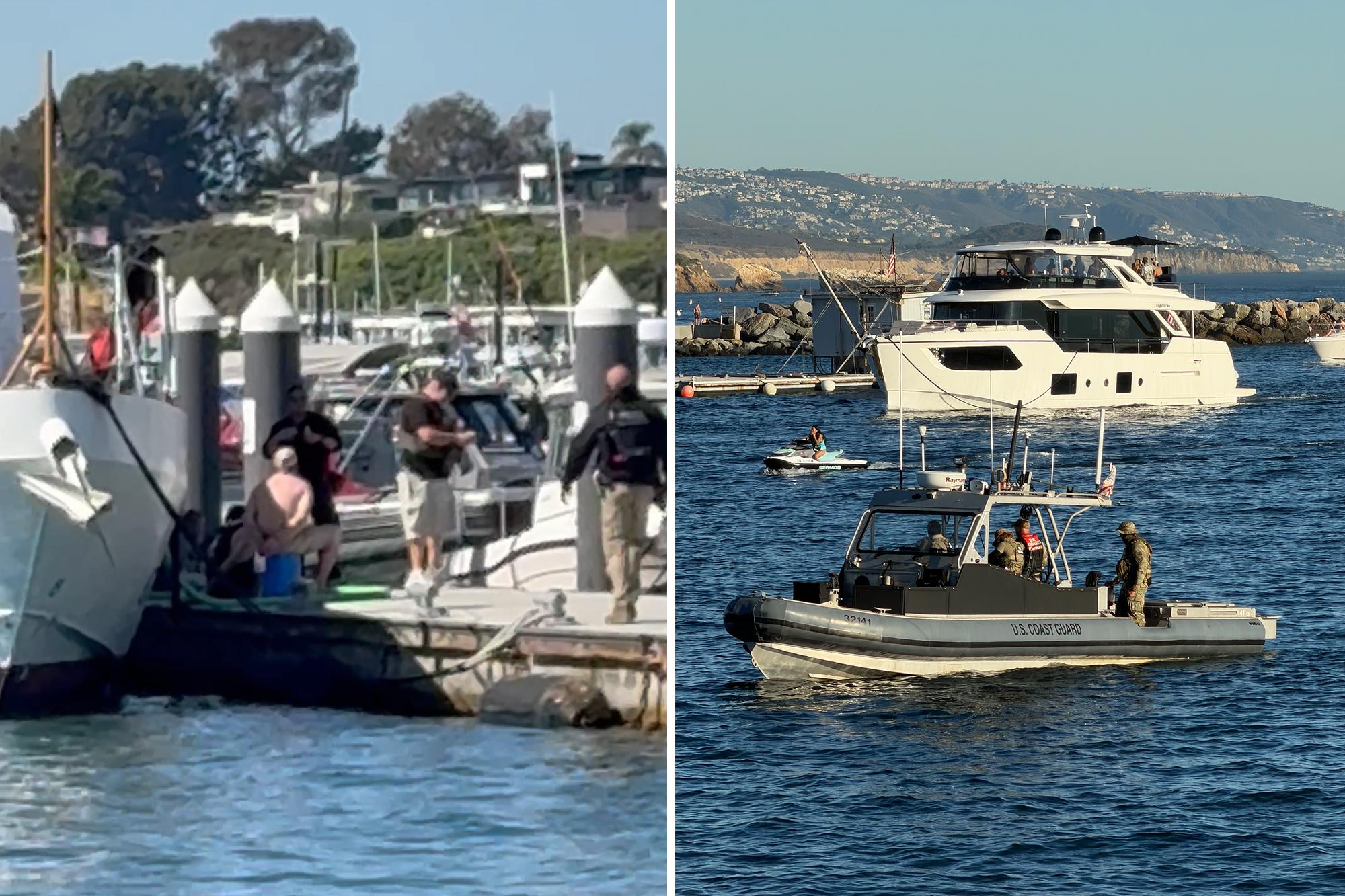 Third human smuggling boat in a month intercepted in posh Newport Harbor 143885131