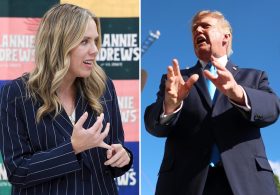 Trump attacks Democratic Senate candidate Annie Andrews with anti-trans slur