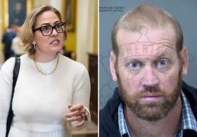 Kyrsten Sinema’s ex-bodyguard demands she pays his bond a month after trashing her home
