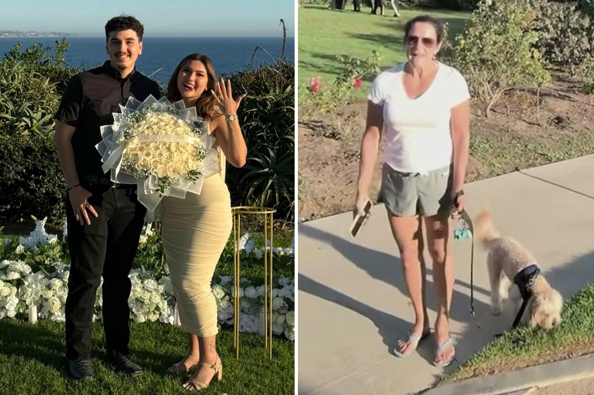 California couple whose proposal was hijacked by ‘racist’ neighbor reveals what happened after the camera switched off: ‘Hurts a lot’ 144124656