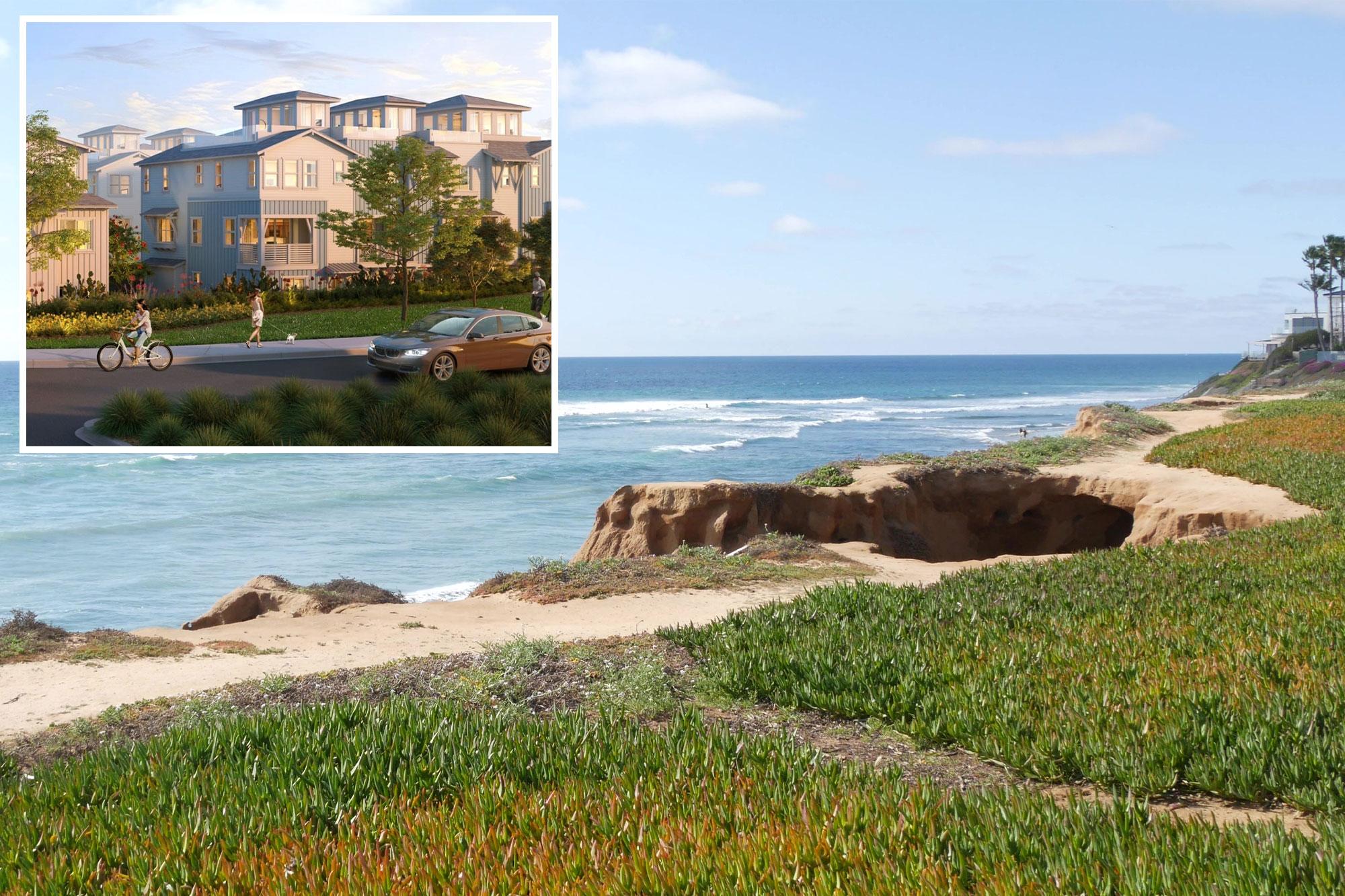 Civil war breaks out over 11 acres of stunning coastline at California beauty spot 144142960
