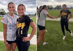 Montana high school softball player discovers long-lost sister on opposing team