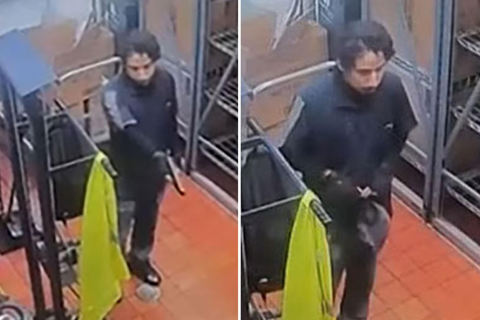 Moment California McDonald’s worker is gunned down inside store after shooting female colleague 144240455