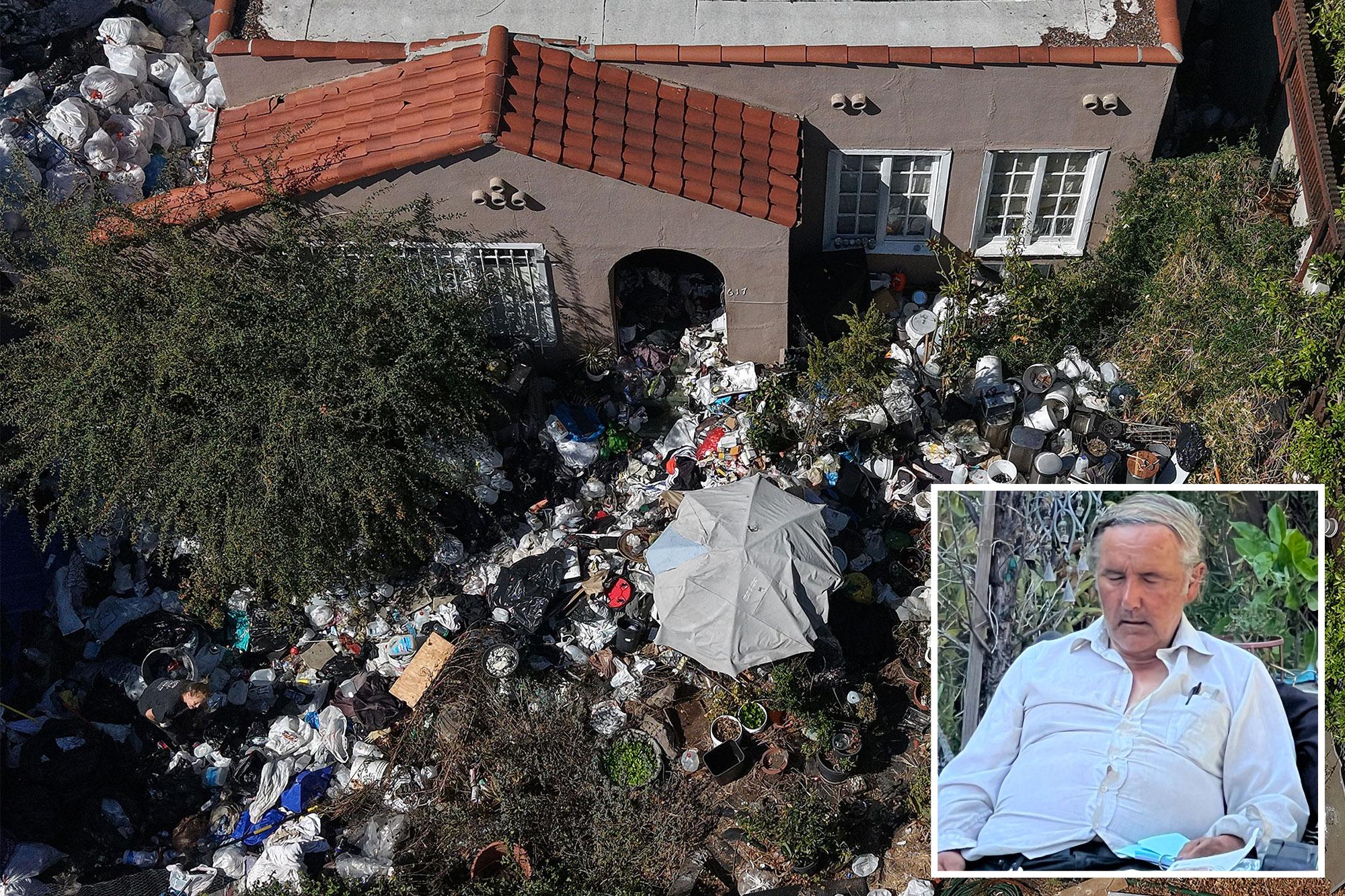 Fuming neighbors slam city as trash house owner slumbers in bug-ridden filth 144275723
