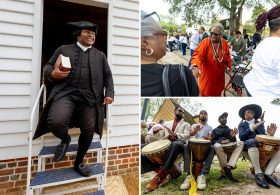 Churchgoers celebrate reconstruction of one of the oldest Black churches in the US