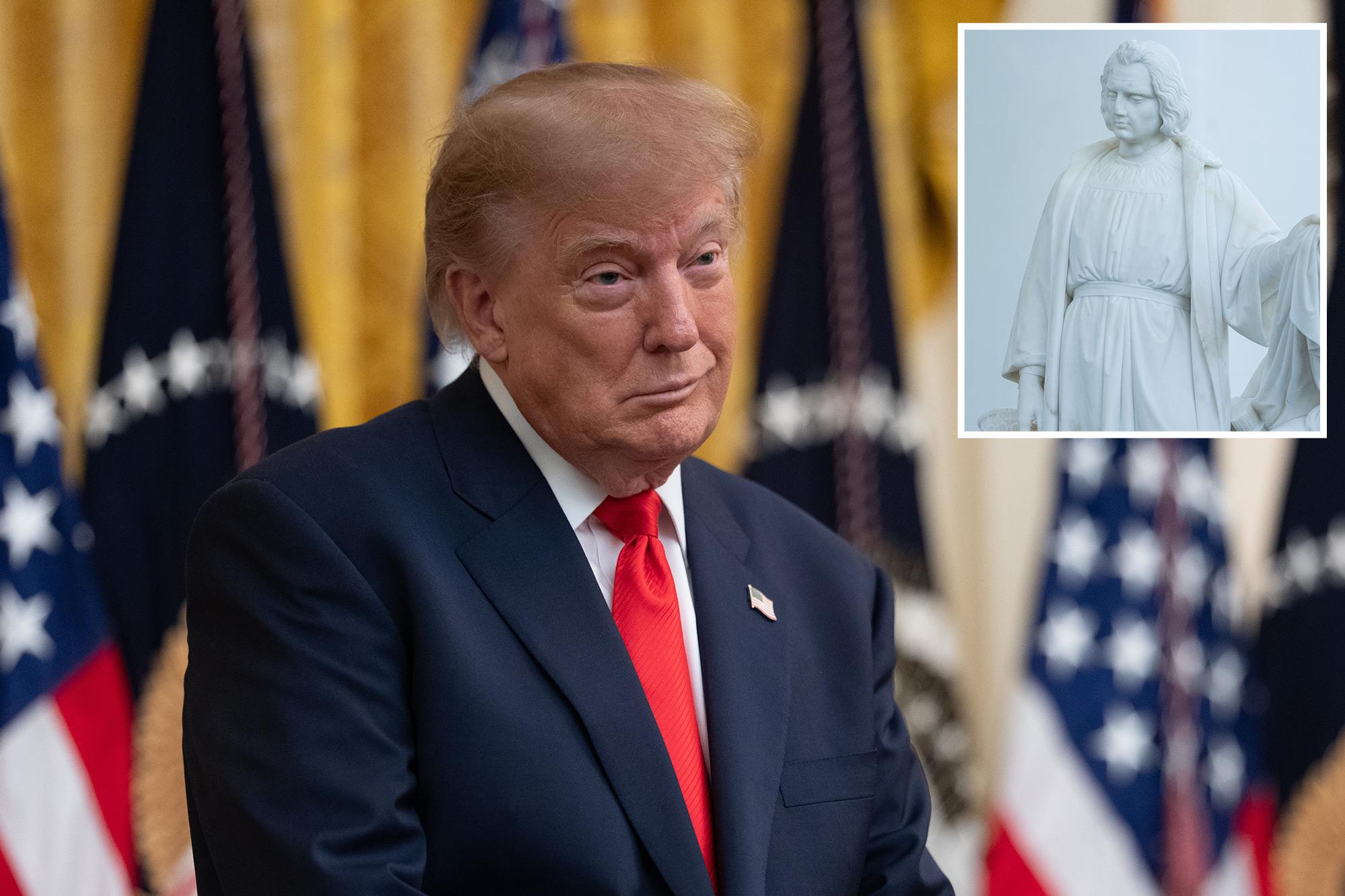 Trump claims ‘days of plunder’ are over in spicy Columbus Day post bashing Dems for statue hysteria 144660520
