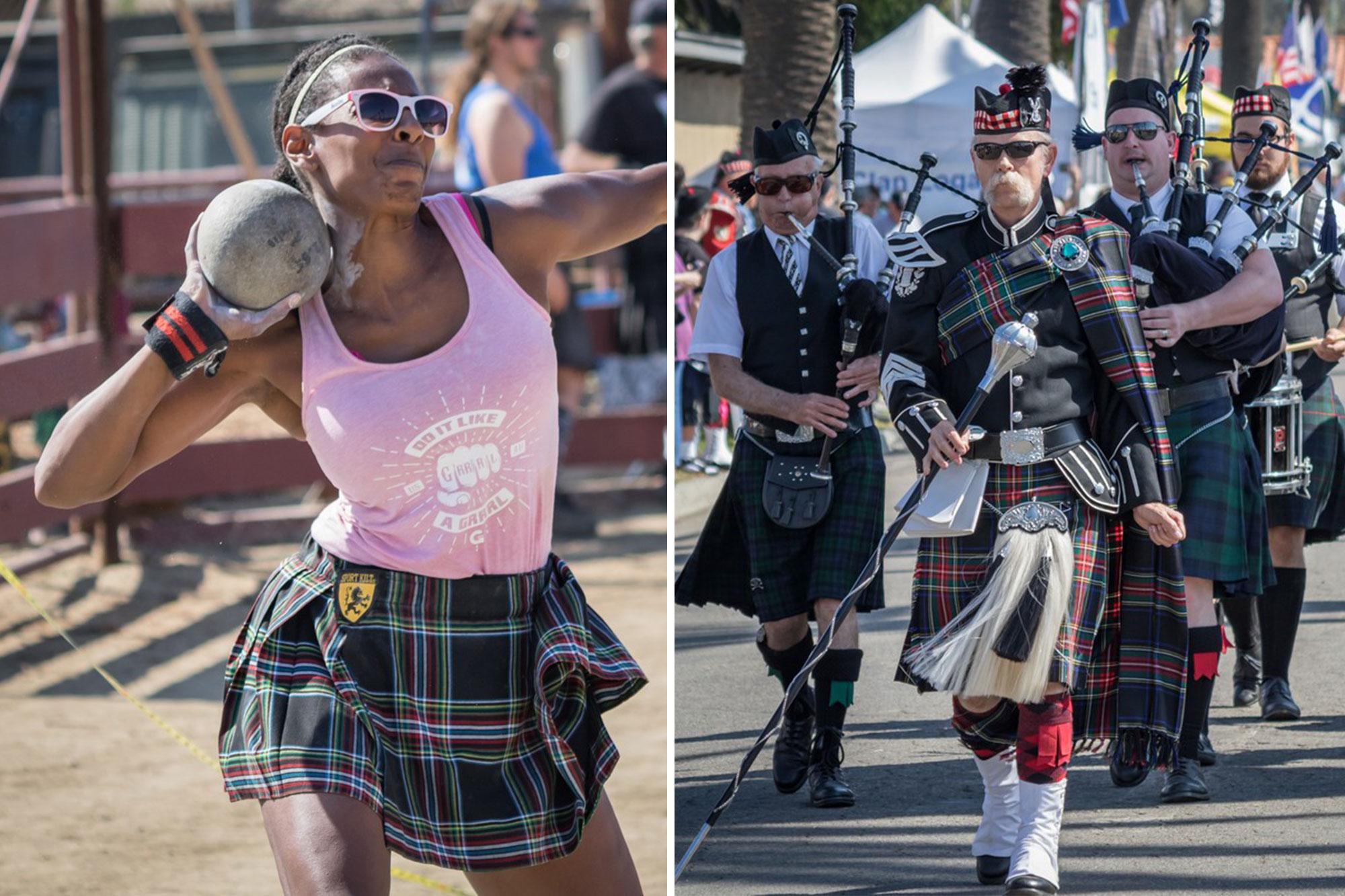 Ancient Scottish tradition takes over rural California county 144669177