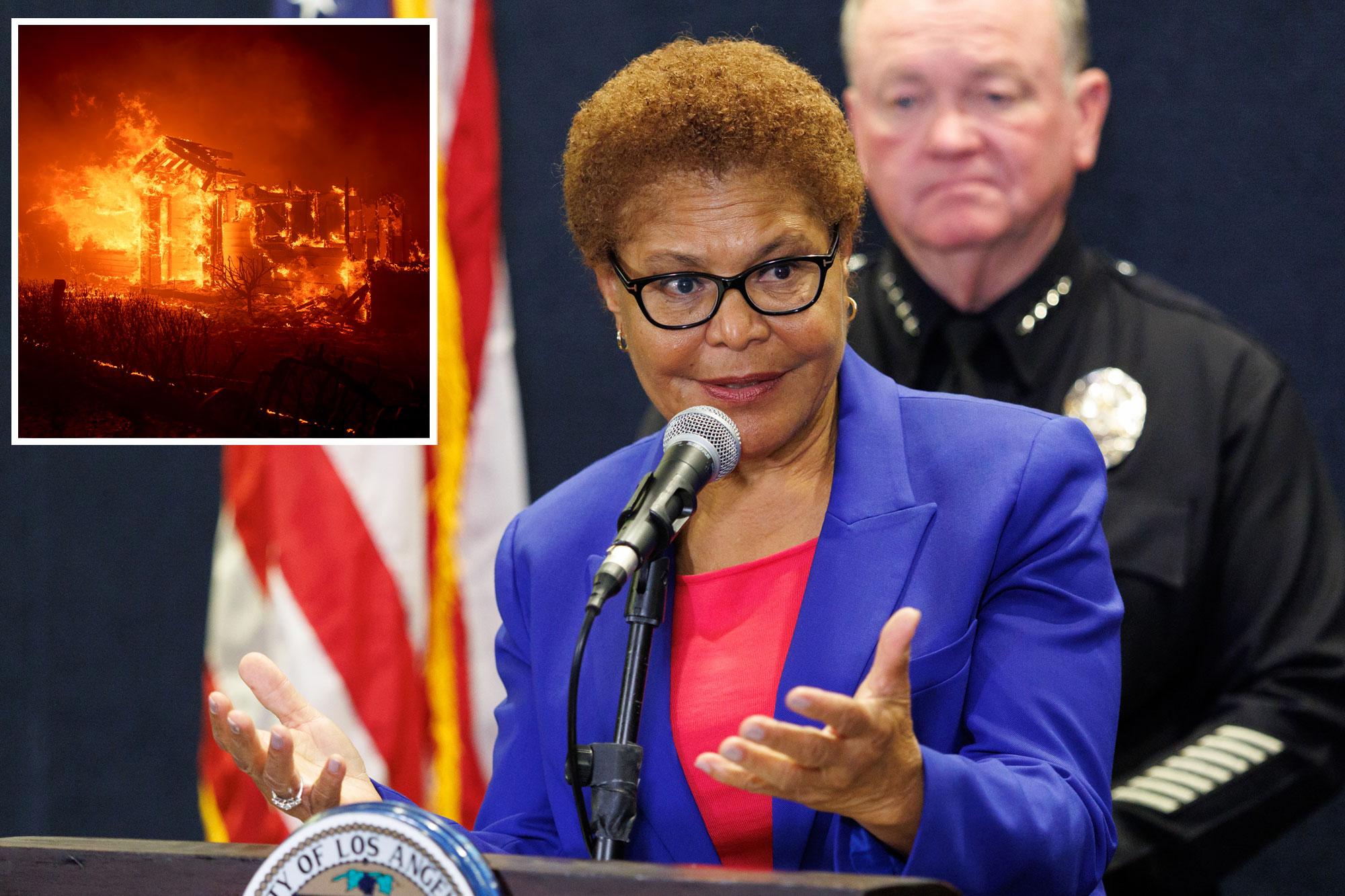 Dark tactics Karen Bass is using to dodge sworn Palisades Fire deposition 144682972