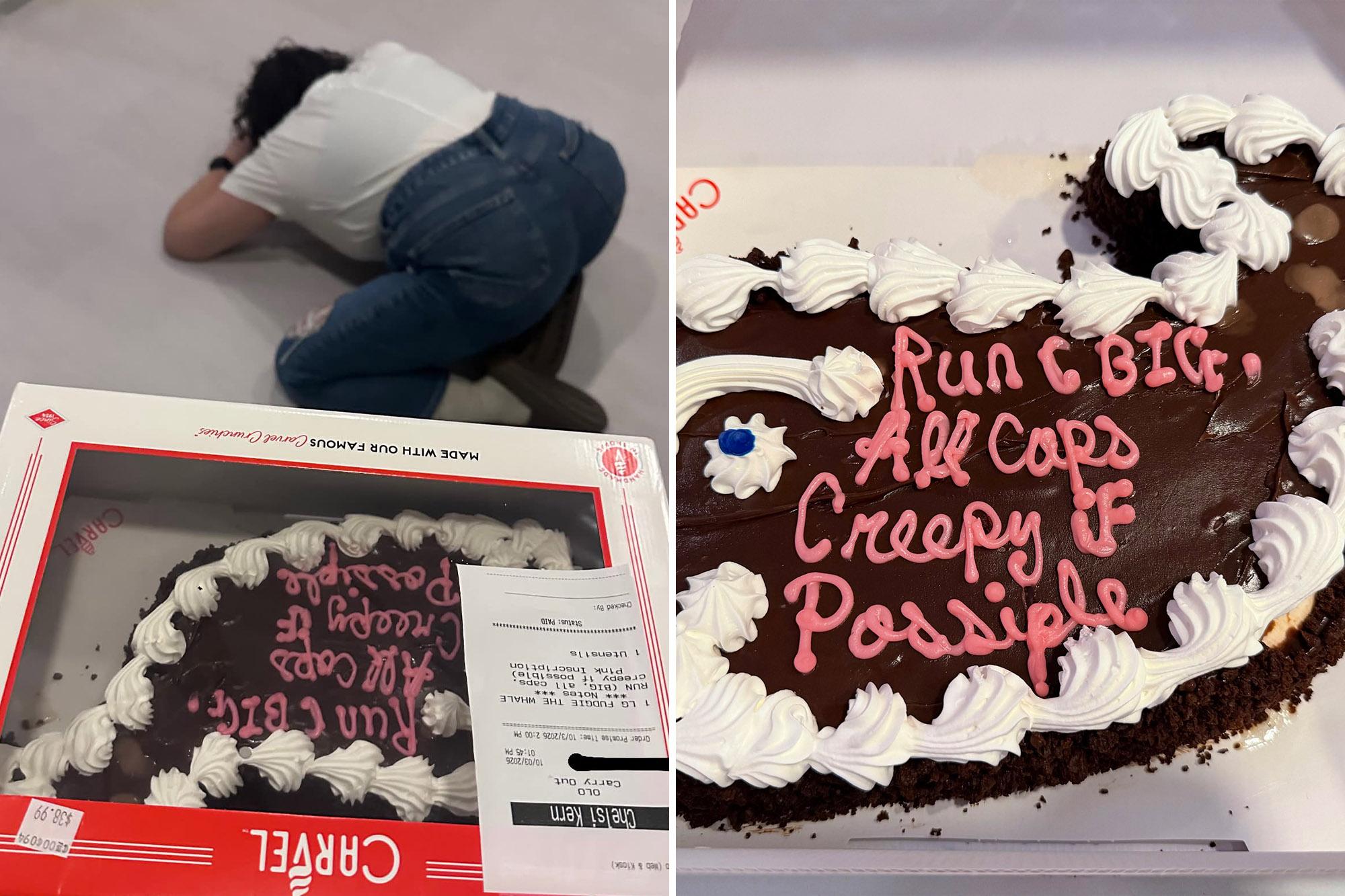NYC Carvel customer reveals hilarious birthday cake message blunder that left her ‘wheezing so hard’ 144789578