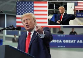 Trump pardons diesel mechanics ‘wrongfully charged’ during Biden admin at Alaska rally