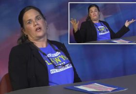 Wide-eyed Indiana Dem candidate slurs way through car-crash interview: ‘This is NOT a skit’