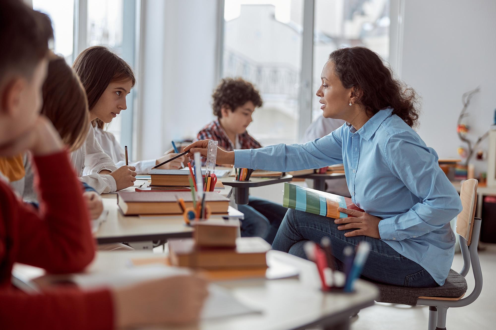 One in four US teachers say they are likely to quit within 12 months, concerning survey reveals 145170434