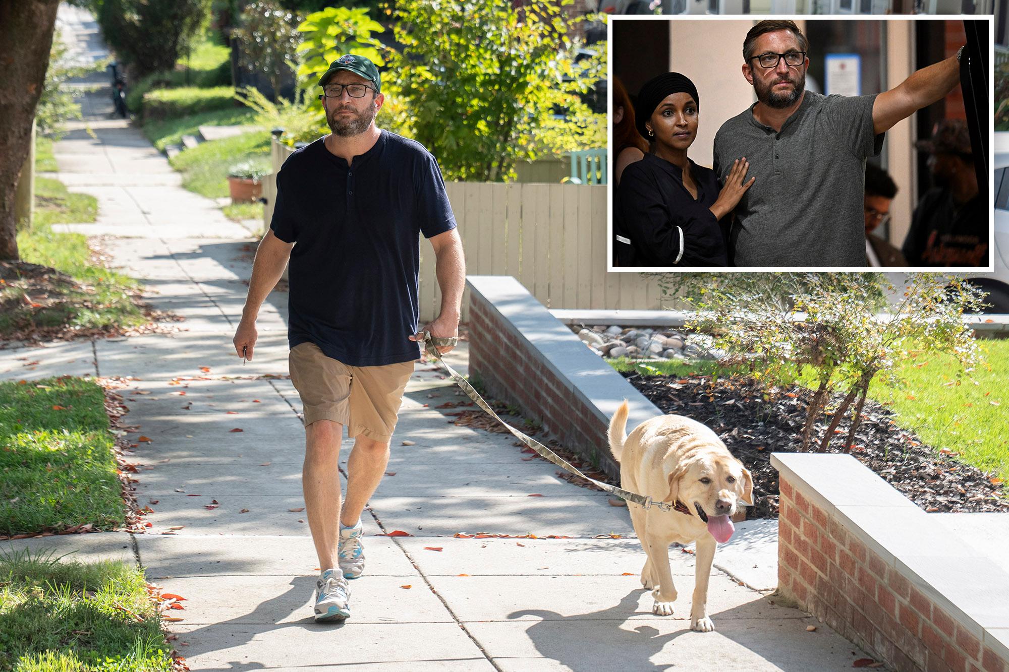 Ilhan Omar’s husband snaps over allegations she fled US after DC home was raided by feds 145207675