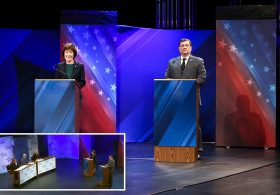 Anti-data center protester crashes Maine Senate debate between Susan Collins and Troy Jackson