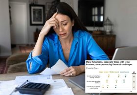 More than a  fourth of Americans can’t pay all their monthly bills: study