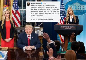 Katie Zacharia shares Instagram post praising Trump after being fired as White House press secretary