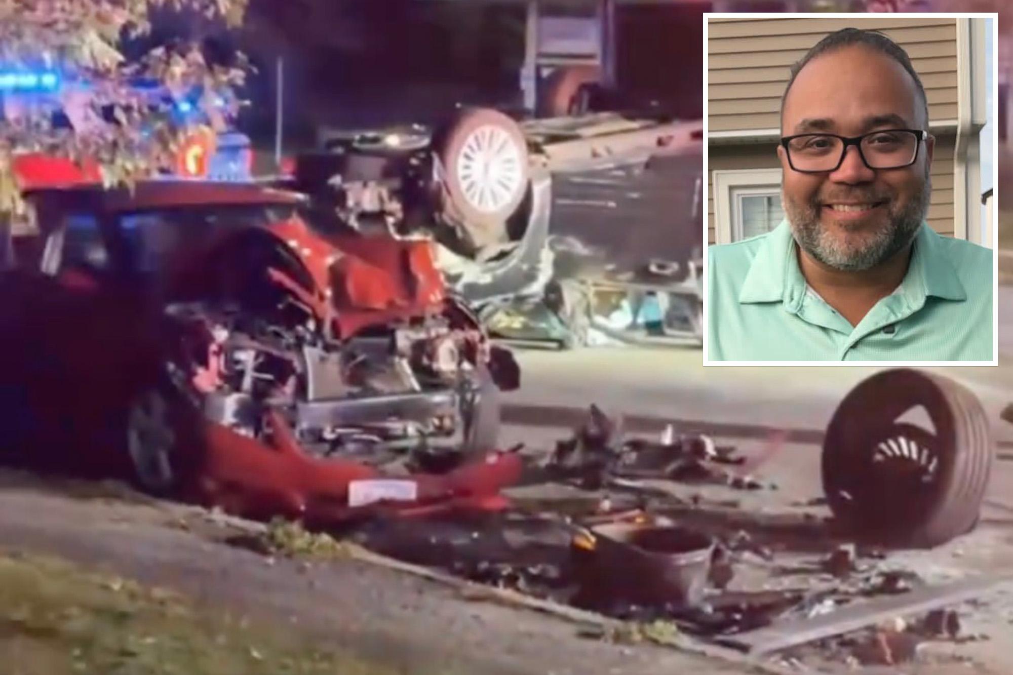 Massachusetts GOP candidate Shawn Oliver suspends campaign over wild ‘drunken,’ five-vehicle crash 145614866