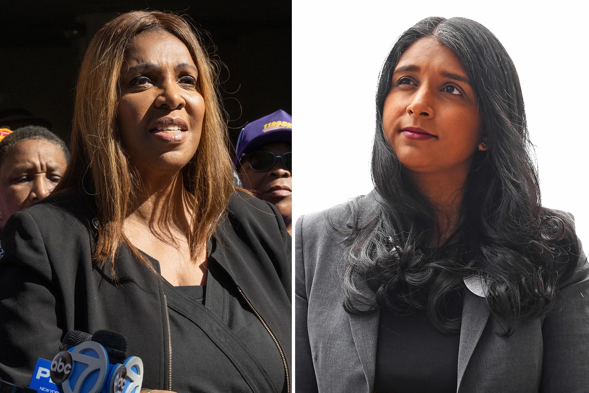 NY AG hopeful Komatireddy pulls within just 6 points of Dem incumbent Tish James after debate: bombshell poll 145628805