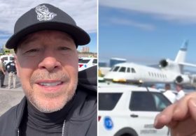 Mark Wahlberg’s brother Donnie’s private jet skids off runway at Las Vegas airport — as he shares video