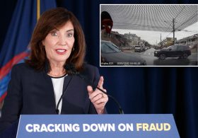 Hochul, NY police announce 16 busts in statewide crackdown on car insurance fraud: ‘We are onto you’